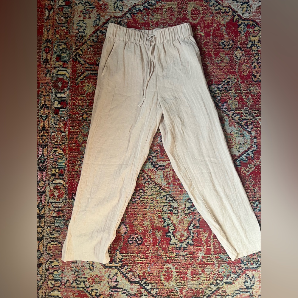 H&M Cream Ankle Pants